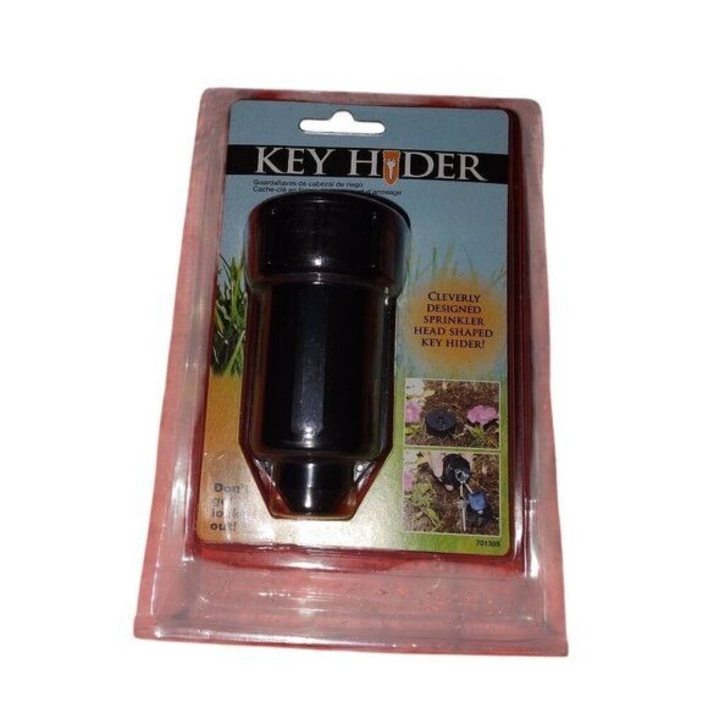 KEY HIDER- CLEVERLY DESIGNED SPRINKLER HEAD SHAPED KEY HIDER-! NEW